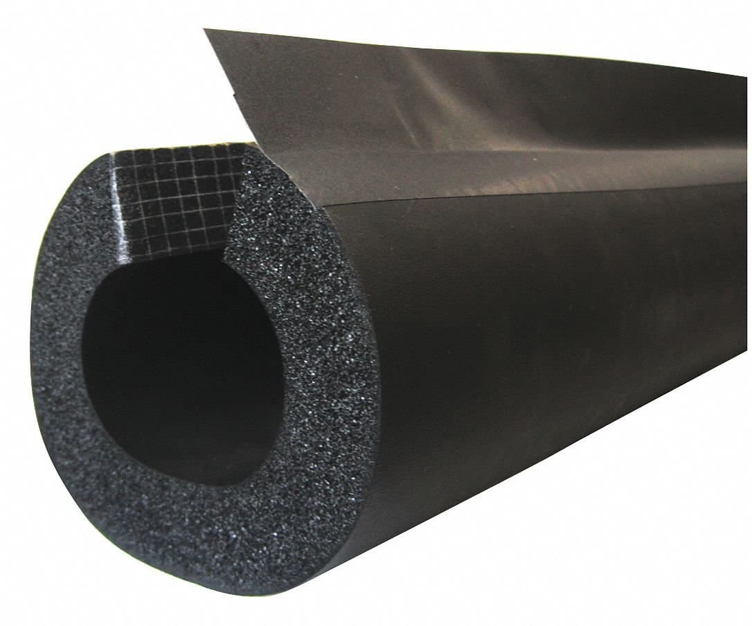 3/4" x 6 ft. Elastomeric Pipe Insulation, 1/2" Wall