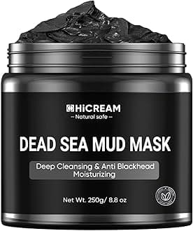 Dead Sea Mud Mask for Face and Body - Natural Face and Skin Care -Deep Cleansing Clay Mask for Acne,Blackheads, Whitehead,Oily Skin, Minimize Pores,Moisturizing -for Women & Men-8.8 oz/250g