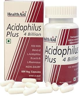 HealthAid Acidophilus Plus (4 Billion) - 60 Capsules