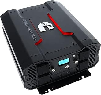 Cummins 2000 Watts Inverter Modified Sine Wave Truck Inverter 12 Volts to 110 Volts Four AC Outlets Two USB Ports (Plus Full Cable Kit) - CMN2000W - Inverters for Vehicles, Van Life, Camping
