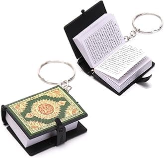 Mini Quran Keyring Arabic Book Keychain Islam Muslim Gift Ramadan Eid Koran UK