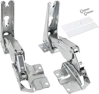 Pair of Hinges for Bosch Neff Siemens Integrated Fridge Freezer 481147 Left or Right Side