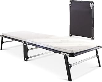 JAY-BE CE70 Compact Folding Bed with Comfort Mattress, Single