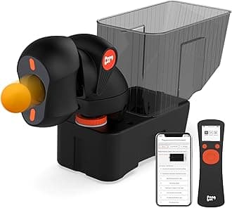 PONGBOT Table Tennis Robot, Portable Ping Pong Machine, APP Control, 264 Built-in Routines, 150-Ball Capacity, Customize Spin/Speed for Solo Training & Coaching, One-Year Warranty