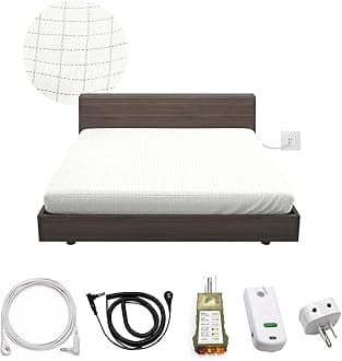 Grounding Fitted Sheet Kit Connect to The Earth's Energy 18inch Depth Pocket Grounding Bed Sheets for Earthing