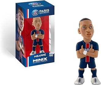 Bandai Paris Saint-Germain Mbappé Model | Collectable Mbappé Figure In 7 Shirt | Bandai Football Toys Range | Collect Your Favourite Football Figures And Teams