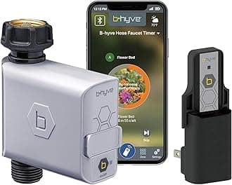B-hyve 21004 Smart Hose Faucet Timer with Wi-Fi Hub, Compatible with Alexa