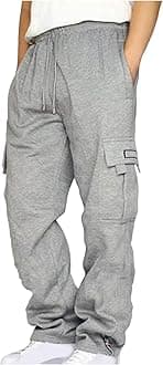 Cargo Pants for Men, Streetwear Hip Hop Pants Cargo Joggers Men Casual Active Sports Sweatpants for Men Women Unisex