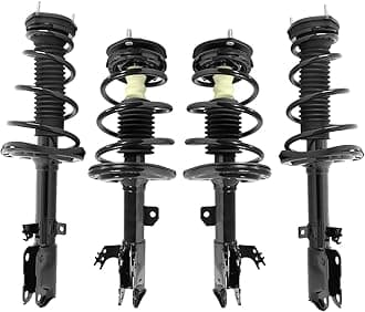 Front & Rear Quick Complete Struts Assembly with Coil Springs Replacement for 2012-2017 Toyota Camry SE, XSE, Hybrid SE (Set of 4)