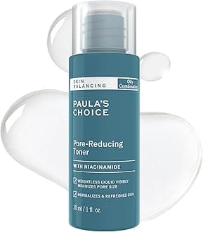 Paula's Choice SKIN BALANCING Pore-Reducing Face Toner with Niacinamide, for Oily Skin & Combination, Minimizes Large Pores, Controls Oil & Shine, Hydrates & Replenishes, Fragrance-Free