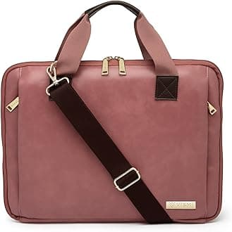 VISMIINTREND Leather Office Laptop Bags for Men & Women,Stylish,Briefcase,Messenger Bags |Fits 13",14", 15.6" Macbook Laptops,Birthday Gift for Husband/Father,Valentine Gifts for Boyfriend
