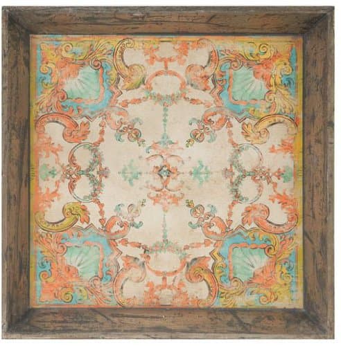 Decorative Serving Tray (Cream)