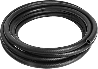 1/4 Inch (6mm) ID Fuel Line Hose, 25 FT 300PSI Push Lock NBR Rubber Hose for Automotive
