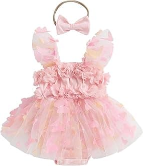 Newborn Baby Girl Romper Dress Infant Sleeveless Lace Floral Romper Bodysuit Baby Girl Summer Clothes Outfits