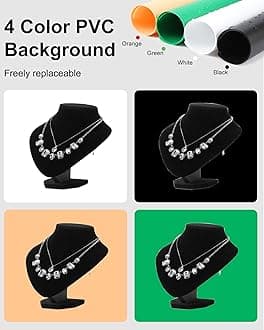 PULUZ 24x16 inch Photo Box, Large Photo Studio Light Box Photography, Professional 3000-6500k Dimmable Shooting Tent Kit with 672 LED Lights & 4 Backdrop for Jewelry and Food Product Photography