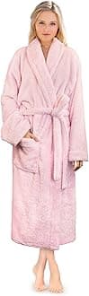 PAVILIA Premium Womens Plush Soft Robe Fluffy, Warm, Fleece Sherpa Shaggy Bathrobe
