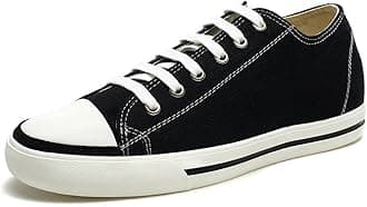 Men's Invisible Height Increasing Elevator Shoes - Lace up Light-Weight Casual Height Increase Sneakers - 1.97-2.76 Inches Taller