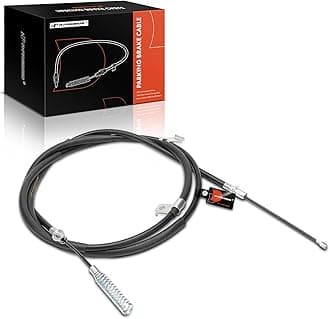 Rear Passenger Side Parking Brake Cable Assembly Compatible with Hummer Models: H3 2006 2007 2008 2009 2010 - Replace# 15221810