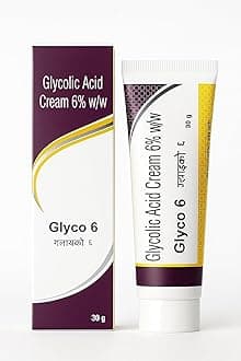 Pharm GLYCO 6 Unscented Cream| Glycolic Acid Cream 6% | For Acne, Scars, Melasma, Hyperpigmentation and Tan| For all skin types (30 Grams)