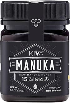 Kiva Certified UMF 15+ Raw Manuka Honey - New Zealand (8.8 oz / 250g)