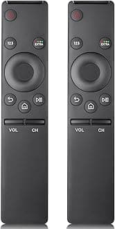 Universal Replacement for Samsung-TV-Remote Control,Compatible with All Samsung Smart Frame Curved QLED TVs 【Pack of 2】