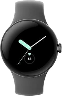Pixel Watch 41mm Smartwatch with WiFi, GPS, BT and Heart Rate Monitor in Bulk Packaging (Black Gray)