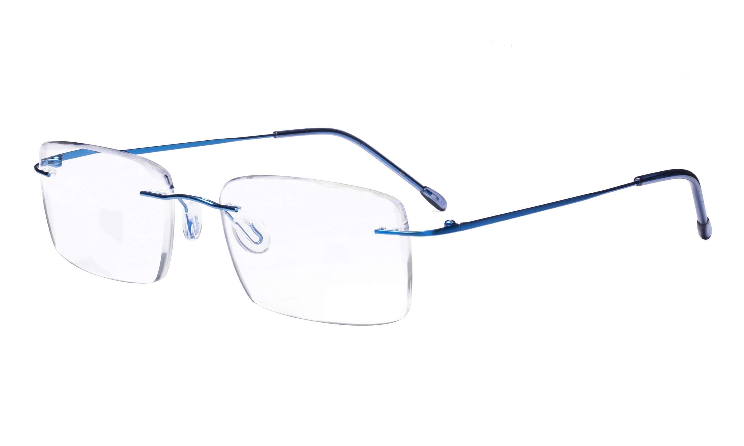 Eyekepper Frameless Reading Glasses for Men Reading - Rectangle Rimless Reader Eyeglasses