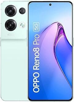 OPPO Reno8 Pro Smartphone MediaTek Dimensity 8100-MAX 8GB RAM 256GB Storage 6.7" Android 12, ColorOS 12.1 - Green - CPH2357-Green-AG