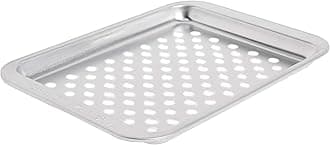 Naturals Compact Crisping Tray - Natural Uncoated Aluminum, Toaster Oven and Broiler Safe