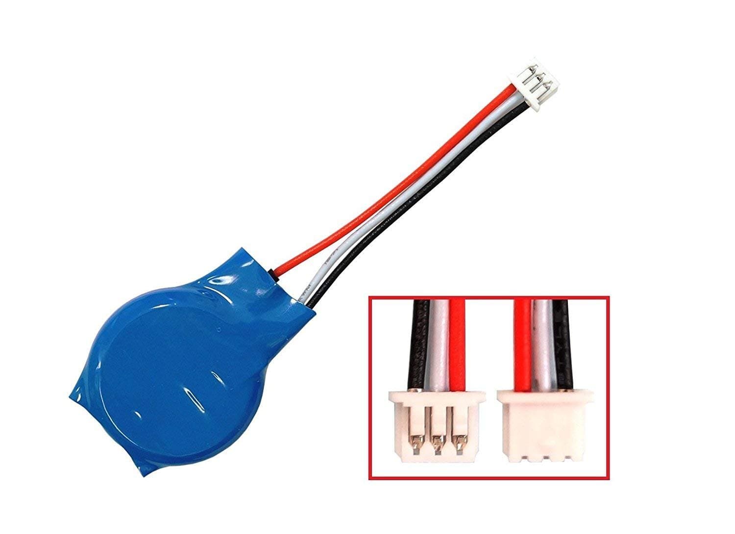 CMOS Battery Replacement Part for DELL Latitude E4300 E4310 E1705 E5430 E5450 Backup RTC BIOS Batteries with Connector 3 Pins 3 Wires