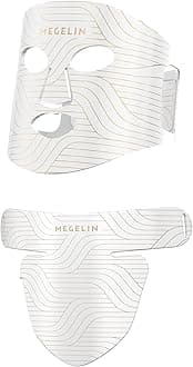 MEGELINUpgrade Led Red Light Therapy Mask,5 Specific Wavelengths for Face.