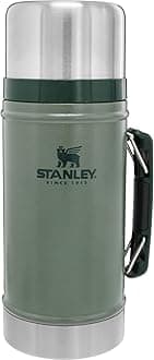 Stanley Classic Vacuum Insulated Wide Mouth Bottle - BPA-Free 18/8 Stainless Steel Thermos for Cold & Hot Beverages – Keeps Liquid Hot or Cold for Up to 24 Hours –