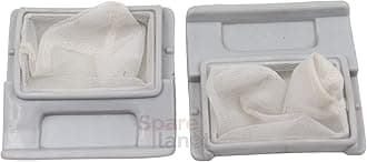 Spareplanet Lint Filter/Lint Collector/Lint Net Compatible with LG Washing Machine (Set of 2) Grey Match and Buy 7 cm x 6.5 cm