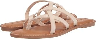 Women's Strappy Slide Flat Sandals, Slip On