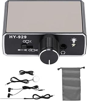 Underground Water Leak Detector, Water Pipe Leakage Monitor Water Leak Detector Machine Water Pipeline Leak Locator Water Pipeline Detection Tool with Earphone for Construction Pipeline Repair