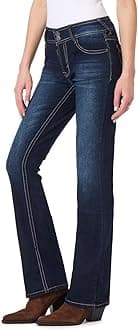 Women's Plus Size Instastretch Luscious Curvy Bootcut Jeans, Betsy, 1