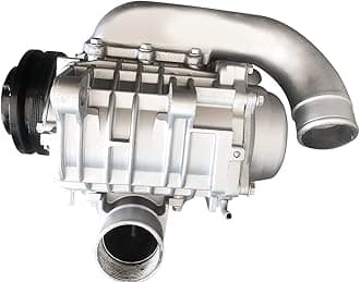 Supercharger Kit, Displacement Universal Supercharger, 2.0-3.5L Universal Car SUV Root Supercharger Compressor Blower Booster Turbine For Cherokee TOYOTA Previa Buick GL8 HOVER