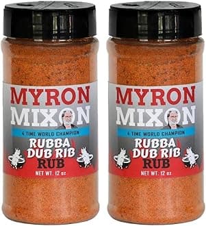 BBQ Rub | Rubba Dub Rib | Champion Pitmaster Recipe | Gluten-Free BBQ Seasoning, MSG-Free, USA Made | 12 Oz (Pack of 2)