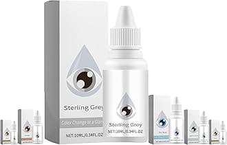 Innovative EyeDrops:Vision Products Dry Eye Relief Products Advanced Formula to Lighten & Change Your Eye Color, Relieves eye strain, 6 Fashionable Shades Including (Grey)