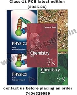 NCERT Class 11 - Science (Set of Physics, Chemistry & Biology) 2025-26 Edition