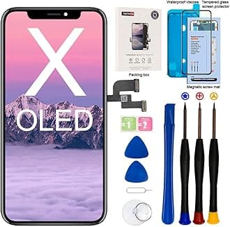 EFAITHFIX for iPhone X OLED Screen Replacement Black (5.8'')
