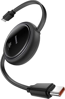 USB C to USB C Cable, 100W Retractable USB C 5A Fast Charging Cable, 4-Stage Length Preset USB Type C Charger Cord for iPhone 17 16 Pro Plus Pro Max, MacBook, iPad, Samsung S24/S23+ (3.3ft)