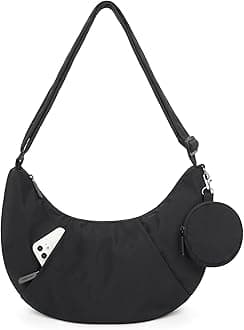 BAGSMART Lightweight Crossbody Bags for Women, Quilted Puffer Shoulder HandBags with Adjustable Strap for Travel