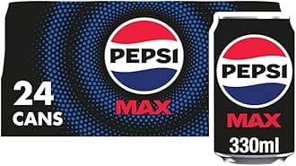 Pepsi Max No Sugar Cola Cans 24 x 330ml