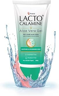 Aloe Vera Gel For Face | 150g | Moisturizer For Face With 99% Pure Natural AloeVera, Vitamin E & Glycerin For Hydrating Skin, Body & Hair | No Parabens, No Sulphates