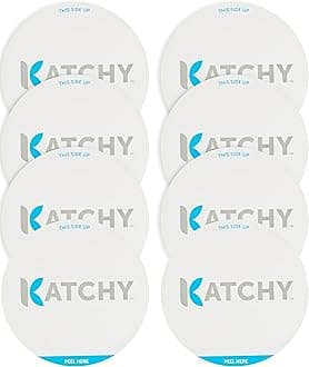 Katchy Duo Glue Board Refills (8 Pack) – Catcher & Killer for Mosquito, Gnat, Moth & Fruit Fly – Indoor Flying Insect Trap Glue Board Refills – Non-Zapper Traps for Buzz-Free Home