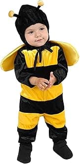 Kids Honey Bee Costume For Your Baby, Honey Bee Costume,kid costume, gift for kids, mini honey imagine, fun, Halloween, safe, dress up