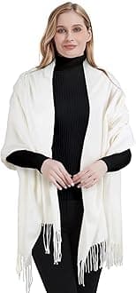 Landisun Scarf for Women Winter Pashmina-Shawl Wraps Winter Scarf Winter Women Cashmere-Scarf Wedding Scarf
