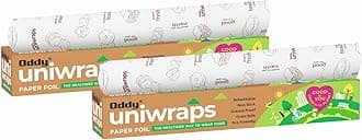 Oddy Uniwraps Food Wrapping Paper 278MM x 20M, Combo Pack, Set of 2 Rolls