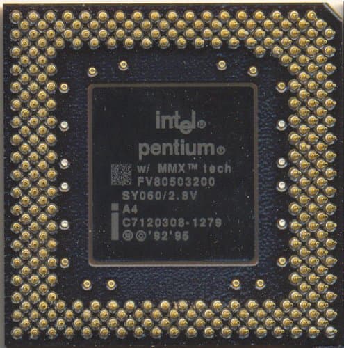 Intel SL27J Pentium 200MMX CPU